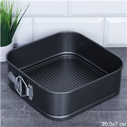 Форма для выпечки квадрат с клипсой 20х7 см / RSD-13 /