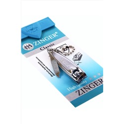 Zinger Книпсер для ногтей с пилкой и цепочкой / Classic SLN-602 FC, 9 мм KRISTALLER, 1119110