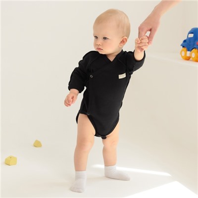 Боди детское MINAKU, рост 86-92 см, чёрное