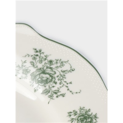 Тарелка WY Emerald Essence, d=20 см, фарфор, белая