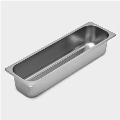 Гастроёмкость GN 2/4 Hanna Knövell, 100 мм, 53×16.4×10 см, толщина 0.6 мм, нержавеющая сталь