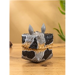 Корзинка «Енот», 10×10×13 см, бамбук