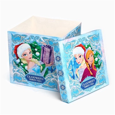 Коробка складная новогодняя «Сказочного Нового года», 30×30×30 см
