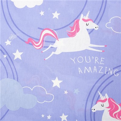 Постельное бельё 1.5-спальное «Этель» Surf the rainbow, бязь