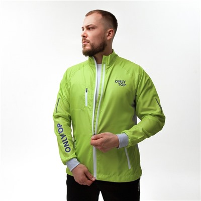 Ветровка ONLYTOP, зелёная, размер 42