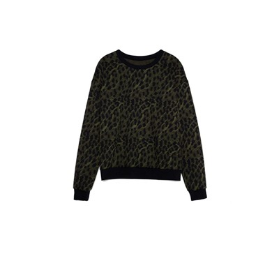 Джемперы CONTE LD 1054 Свитшот c леопардовым рисунком
