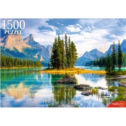 Пазлы 1500 "Утреннее озера в горах"