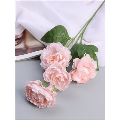 Цветы искусственные «Пион галант колор», 74×10 см, розовые