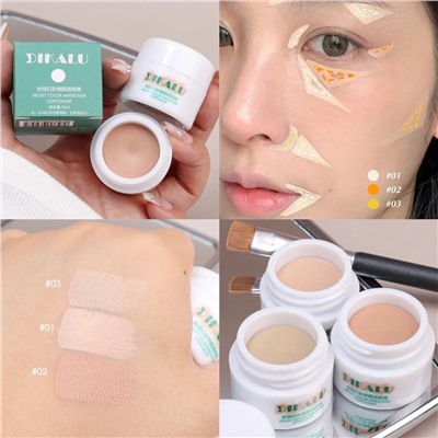 DIKALU Маскирующий консилер для лица Velvet Concealer, тон 03