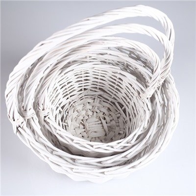 Набор корзин плетёных, 3 шт., Sofia, ива