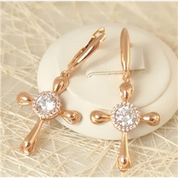 Серьги позолота H01-7388