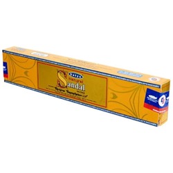 SATYA Ароматические палочки Natural Sandal 15 г х 12 уп.