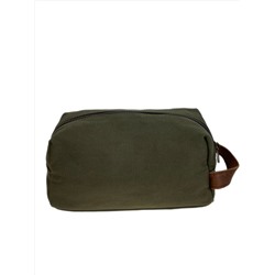 Мужская сумка-косметичка из текстиля, цвет зеленый