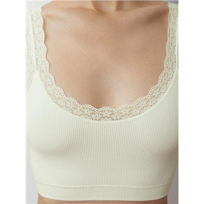 Minimi Топ Mi 1121S French Chic Майка "Топ" (кроп-топ на широких бретелях с вкладышами), PA