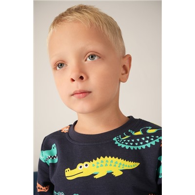 Пижама из футера с начесом для мальчика Happyfox