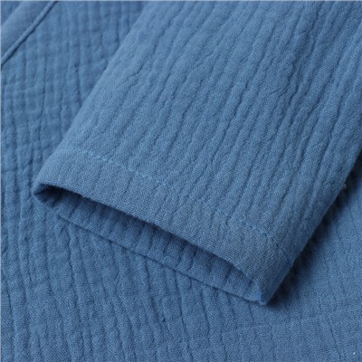 Костюм детский «Крошка Я. Муслин», рост 80-86 см, тёмно-синий