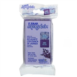 T. Taio, Lavender Soap-Sponge, 4.2 oz (120 g)