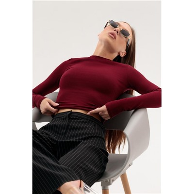 00024 лонгслив (Бордовый)