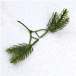 Ветка декоративная новогодняя, набор 10 шт., размер 1 шт. — 8×8×2 см