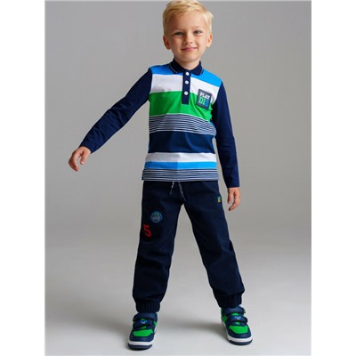 Брюки текстильные утепленные флисом для мальчиков