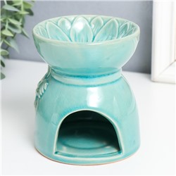 Аромалампа для эфирных масел «Подсолнухи в поле», керамика, 9.8×9.8×11 см, МИКС