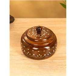 Ваза для конфет «Ассорти», 15×15×10 см, дерево шишам