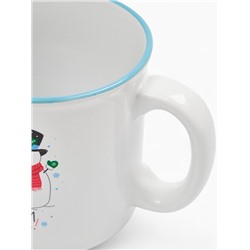 Кружка чайная новогодняя «Снеговики», 530 мл