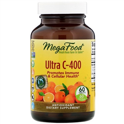 MegaFood, Ultra C-400, 60 таблеток