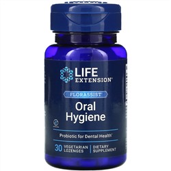 Life Extension, FLORASSIST, для гигиены полости рта, 30 вегетарианских пастилок