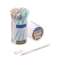 Ручка шариковая BrunoVisconti EasyWrite. Milky, 0.5 мм, стержень синий, МИКС