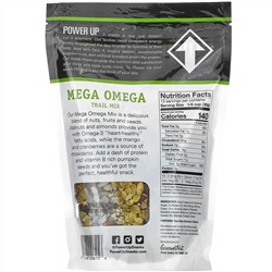Power Up, Mega Omega Trail Mix, 14 oz (397 g)