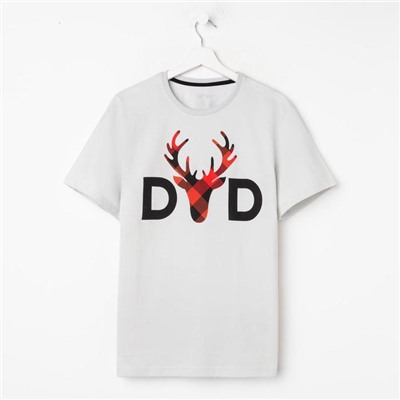 Футболка мужская новогодняя KAFTAN Family look, размер 52