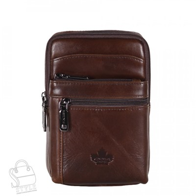 Сумка мужская кожаная кожаный 325016Z coffee Zinimsk