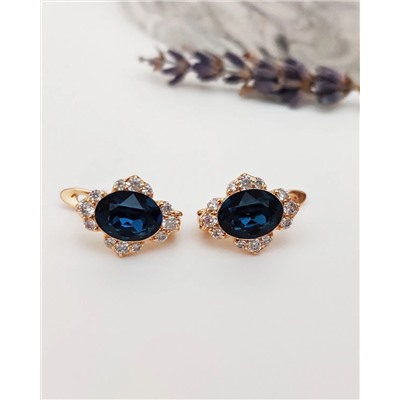 Серьги с кристаллами Swarovski