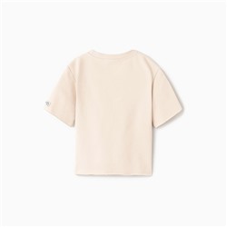 Футболка детская KAFTAN, размер 36 (134-140 см), бежевая