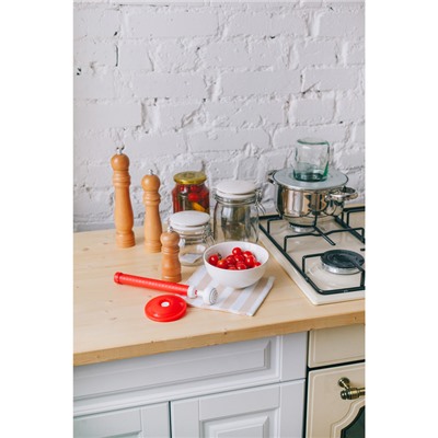 Мельница для специй Доляна, 21.5×5 см, металлический механизм, бежевая