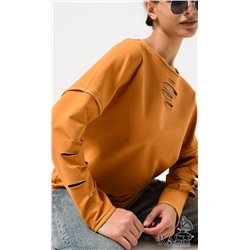 Джемпер "Boho" терракотовый