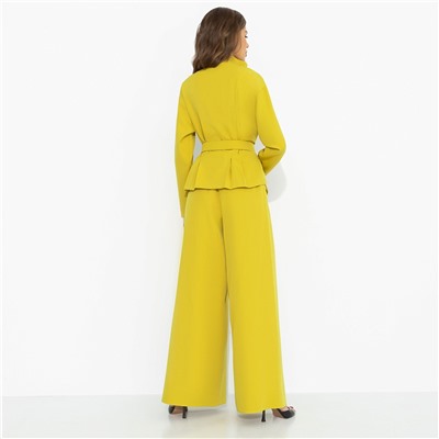 Брючный костюм дизайнерский, Так выглядит уверенность (милан, 2 в 1, с поясом)