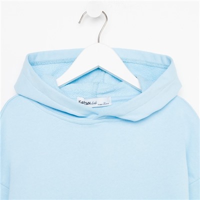 Худи детское KAFTAN Basic line, размер 30 (98-104 см), голубое