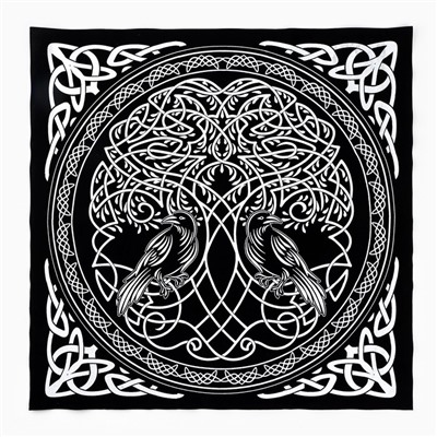 Скатерть для гадания «Древо жизни», бархатная, 50×50 см