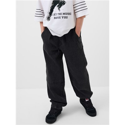 Брюки текстильные джинсовые для мальчиков