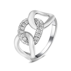 Кольцо, куб.циркон., BY-6216