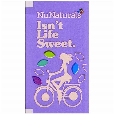 NuNaturals, NuStevia, порошок белой стевии, 1000 пакетиков, 1000 г (2,23 фунта)
