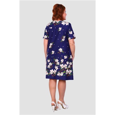 Королева - туника синий