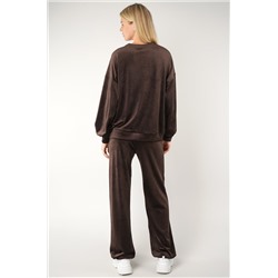 Женский велюровый костюм оверсайз Happyfox