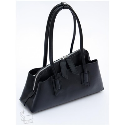 Сумка женская кожаная 6006L black Polina&Eiterou