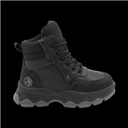 Ботинки зимние на меху А2437 черные