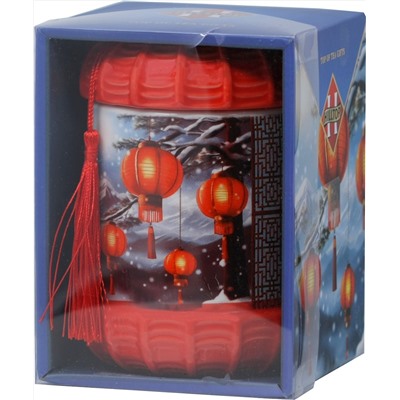 HILLTOP. Новый год. Керамика. Чайница «Символ счастья» 50 гр. чайница керам.