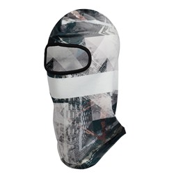 Маска-балаклава Gray Shapes, размер универсальный, серая