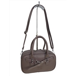 Женская сумка из искусственной кожи, цвет бежево-серый